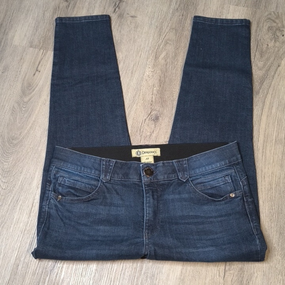 Stretch Ankle w/ 27" Inseam Democracy Absolution Denim Jeans sac729 - Picture 2 of 5